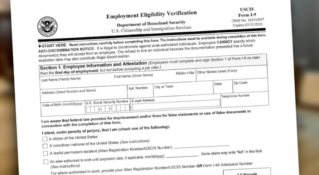 Household Employers to Continue Using Exipred I9 Tax Form